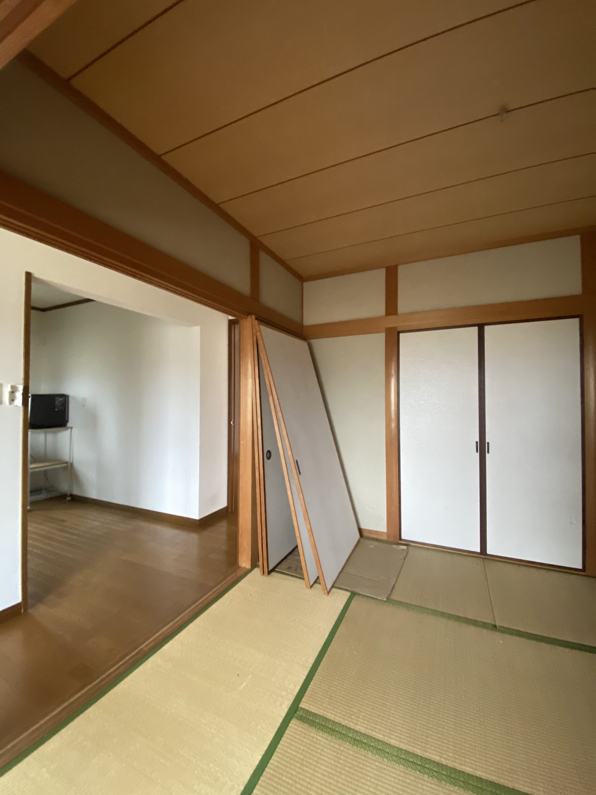 改修前の同位置。和室の押入